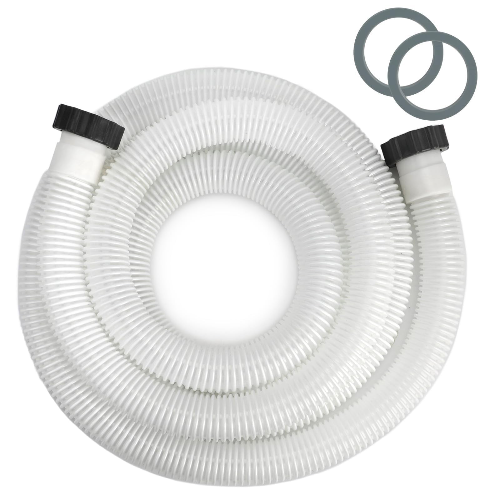 Conderyang 15Ft 1 1/2 Pool Hose For Above Ground Pools Long Pool Pump