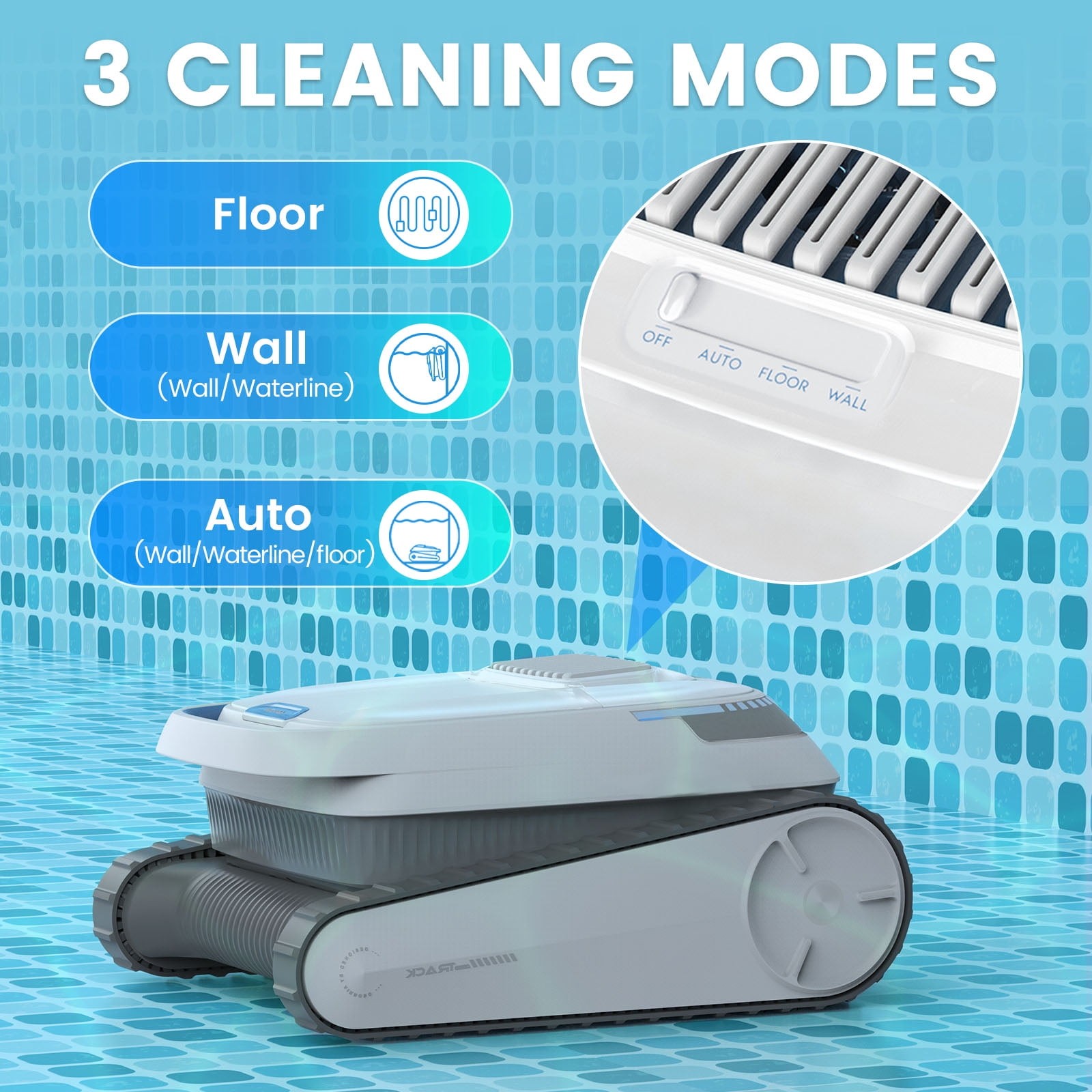 AIRROBO PC10+ Cordless Pool Vacuum Wall-Climbing 45000Pa 120Min