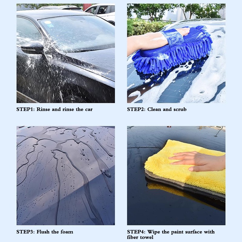 Car Wash Microfiber Car Washer Sponge Cleaning Car Detailing Washing Gloves