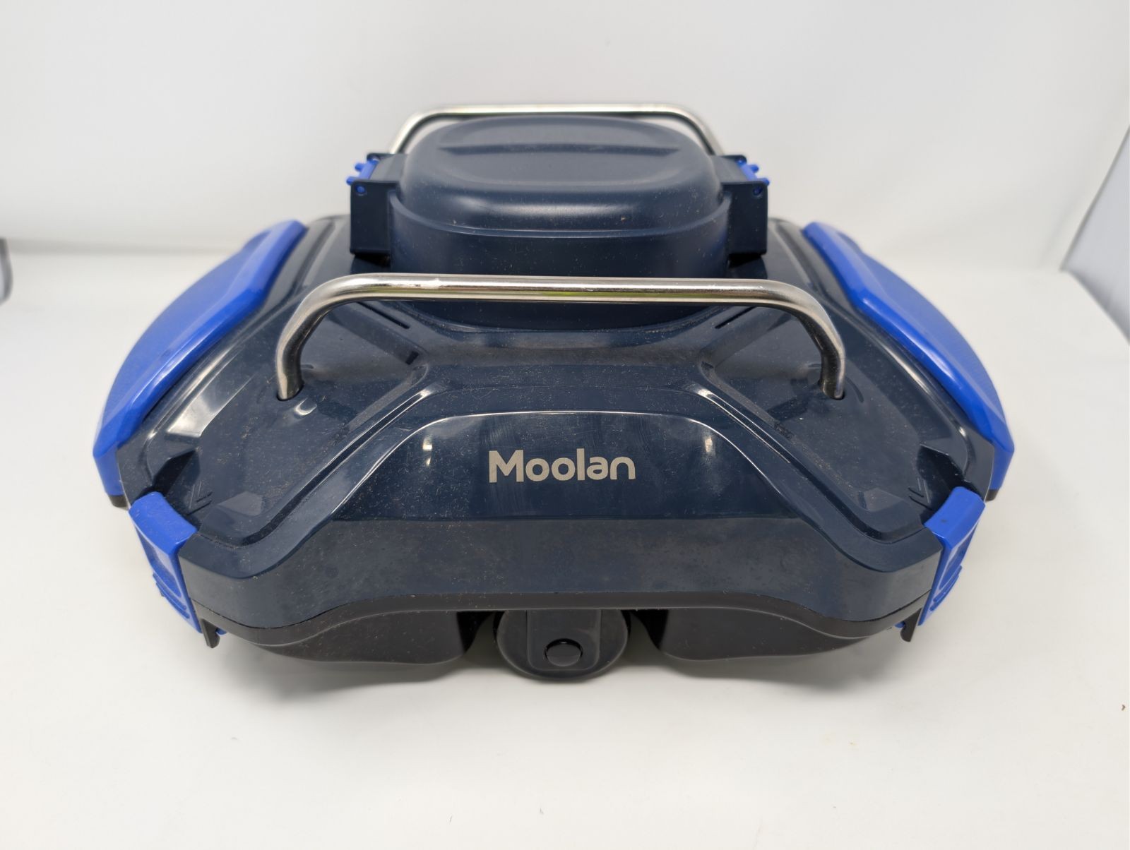 MOOLAN CORDLESS ROBOTIC POOL CLEANER: DUAL-DRIVE MOTORS – BLACK/BLUE