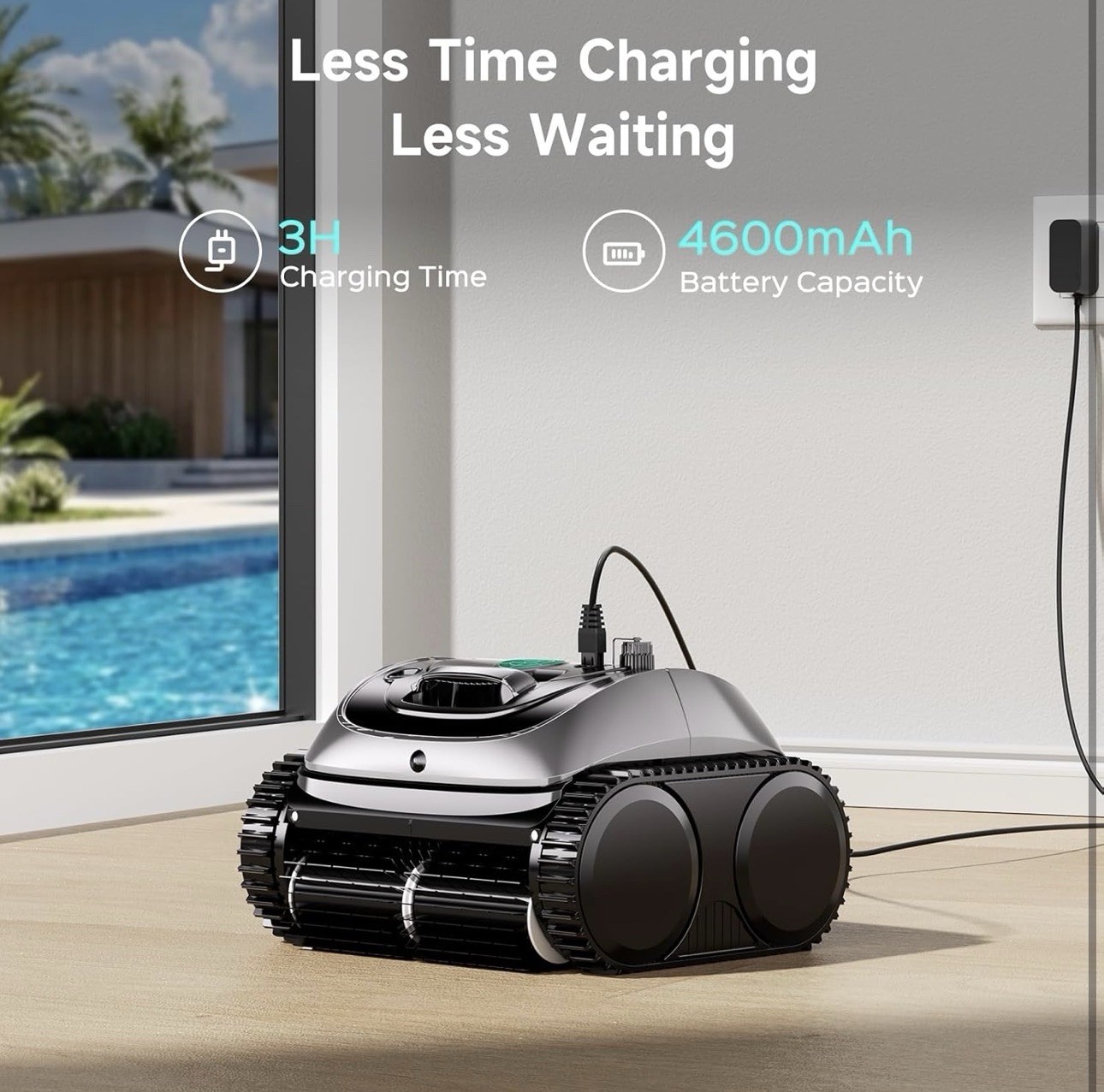 WYBOT C1 Cordless Robotic Pool Cleaner (OS7010C) w/ Charger (SEALED/ NEW)