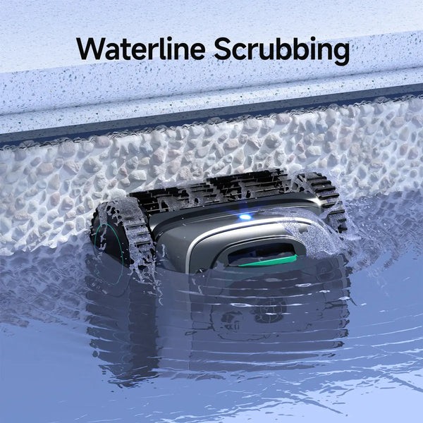 WYBOT C1 Robotic Pool Cleaner with F1 Solar Powered Surface Skimmer Bundle, New