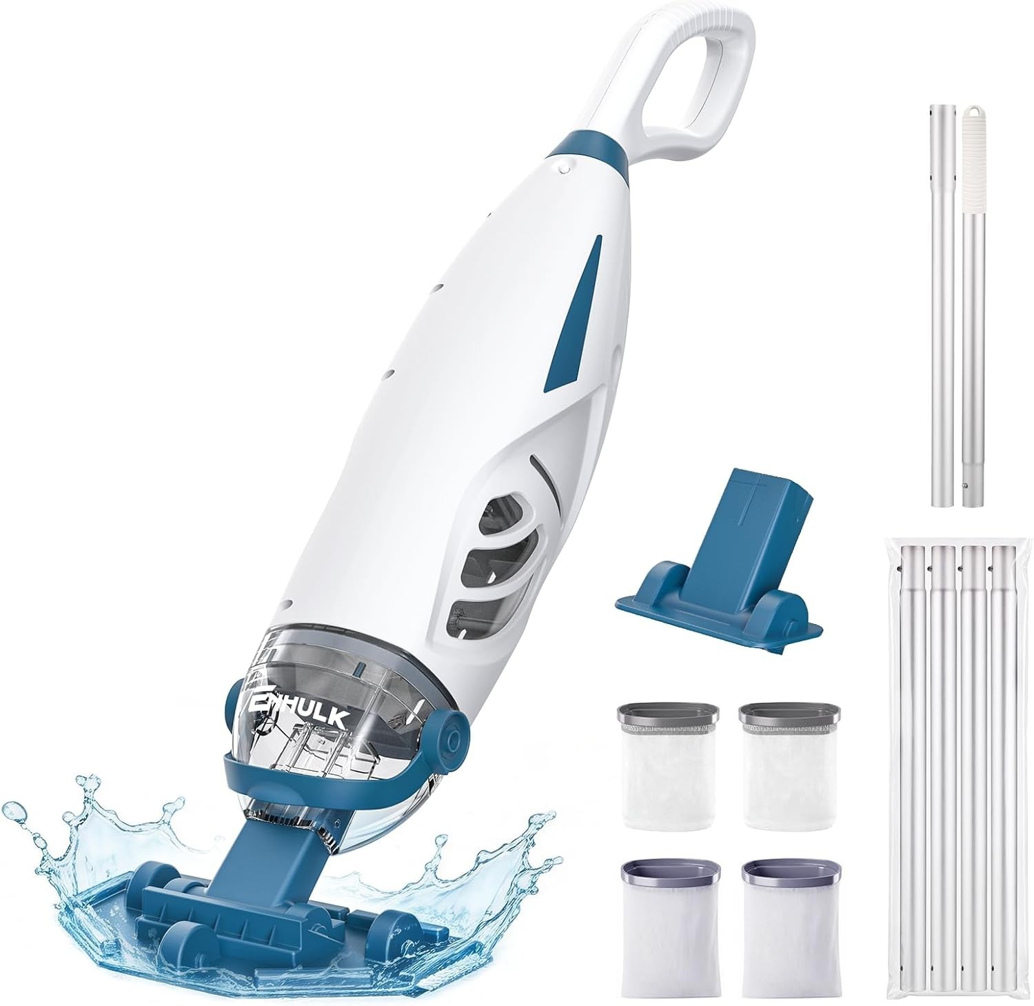 Rechargeable PC68 Pro Pool Vacuum – 1 Hour Runtime, Powerful Suction for Pools