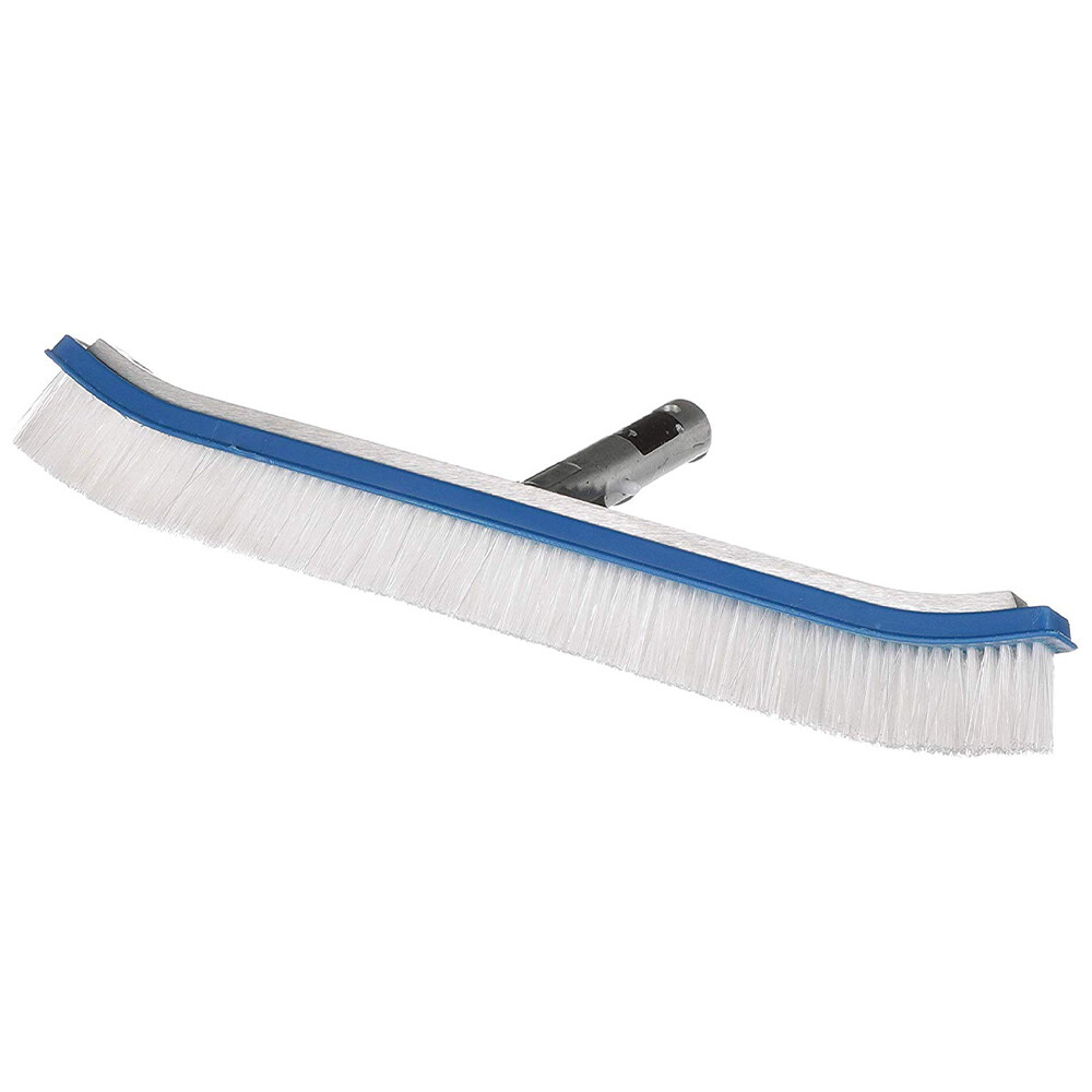 Blue Devil Deluxe All Metal Pool Brush Nylon Bristle Strong 18 inch B3518