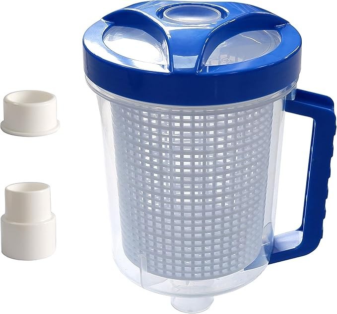 Poolsupplytown Upgraded W560 Inline Pool Leaf Canister/Leaf Catcher/Leaf Trap wi