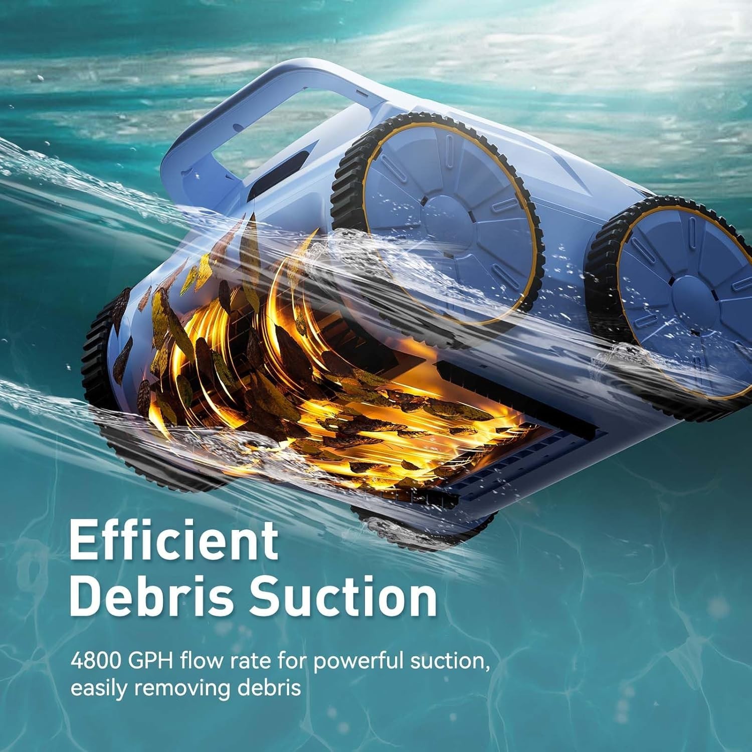 New Seauto SAT20 Smart Robotic Pool Vacuum Cleaner For Floor/ Wall/ Waterline