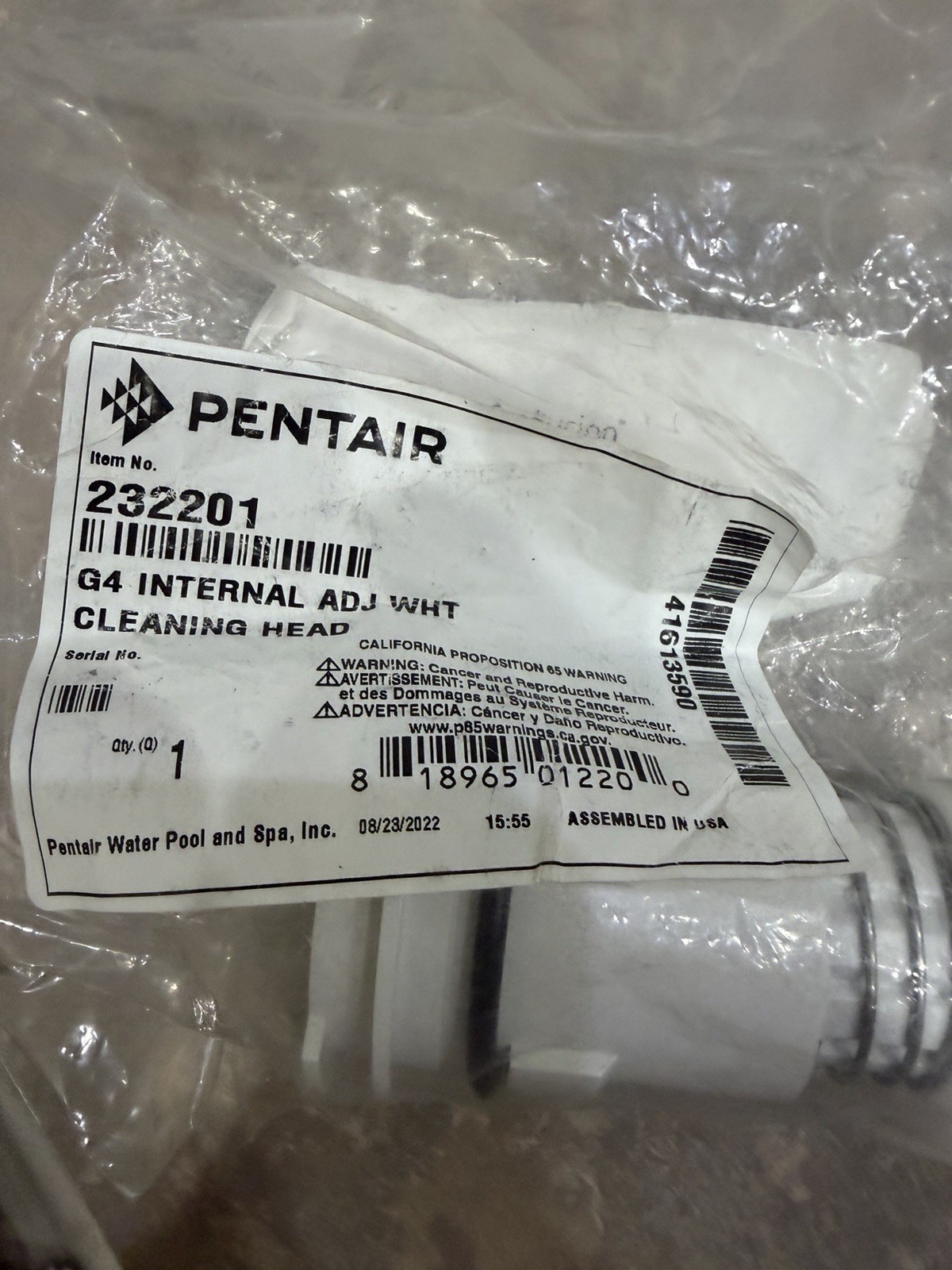 Pentair Pool Cleaning Heads Lot Of #8
