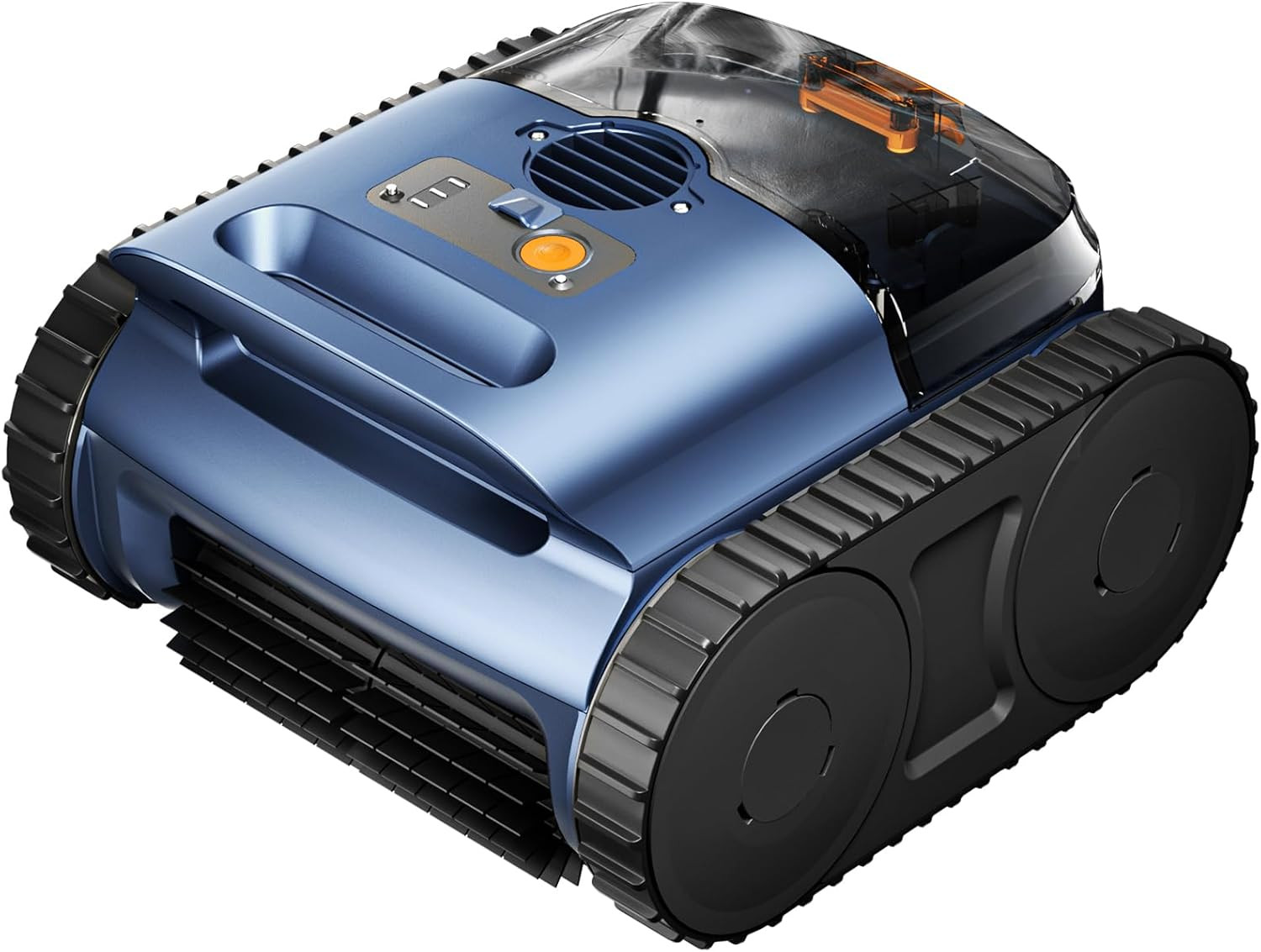 Cordless Robotic Pool Vacuum with Smarter Navigation & Track Drive, Dual 180W Br
