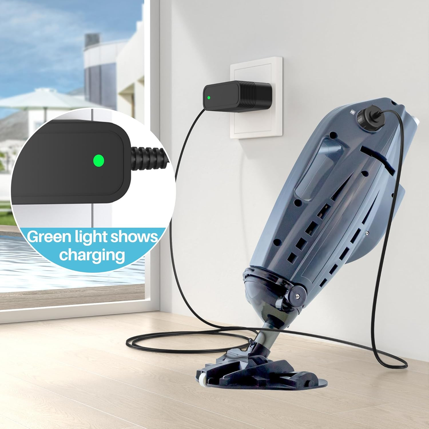 Charger for Pool Blaster Vacuum Parts Power Cord for Pool Blaster Max Cordless P