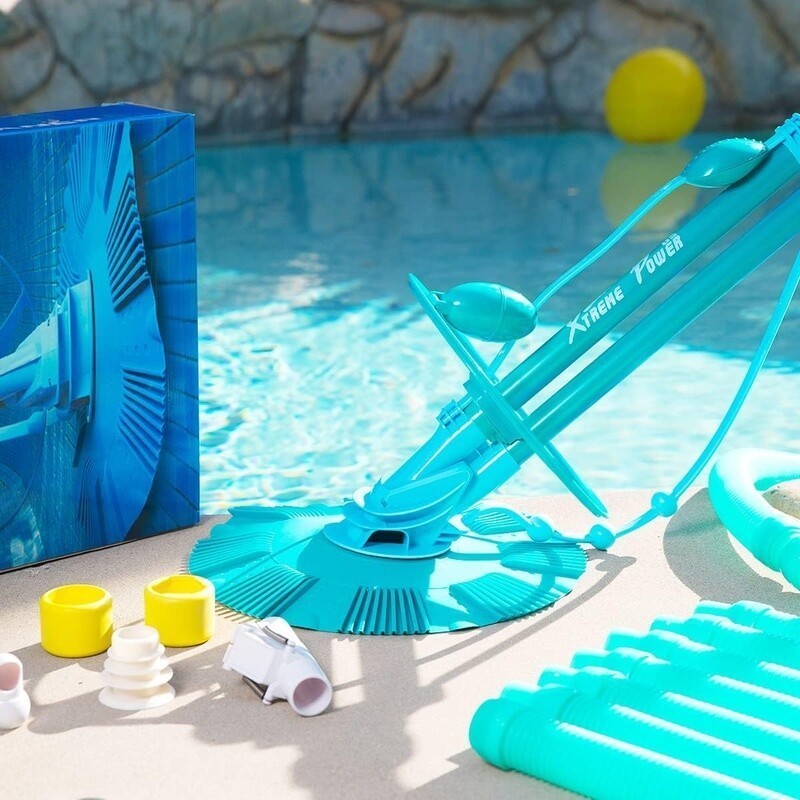 Automatic Suction Wall Climber Pool Cleaner W/ 10 Hoses In-Ground Pools New