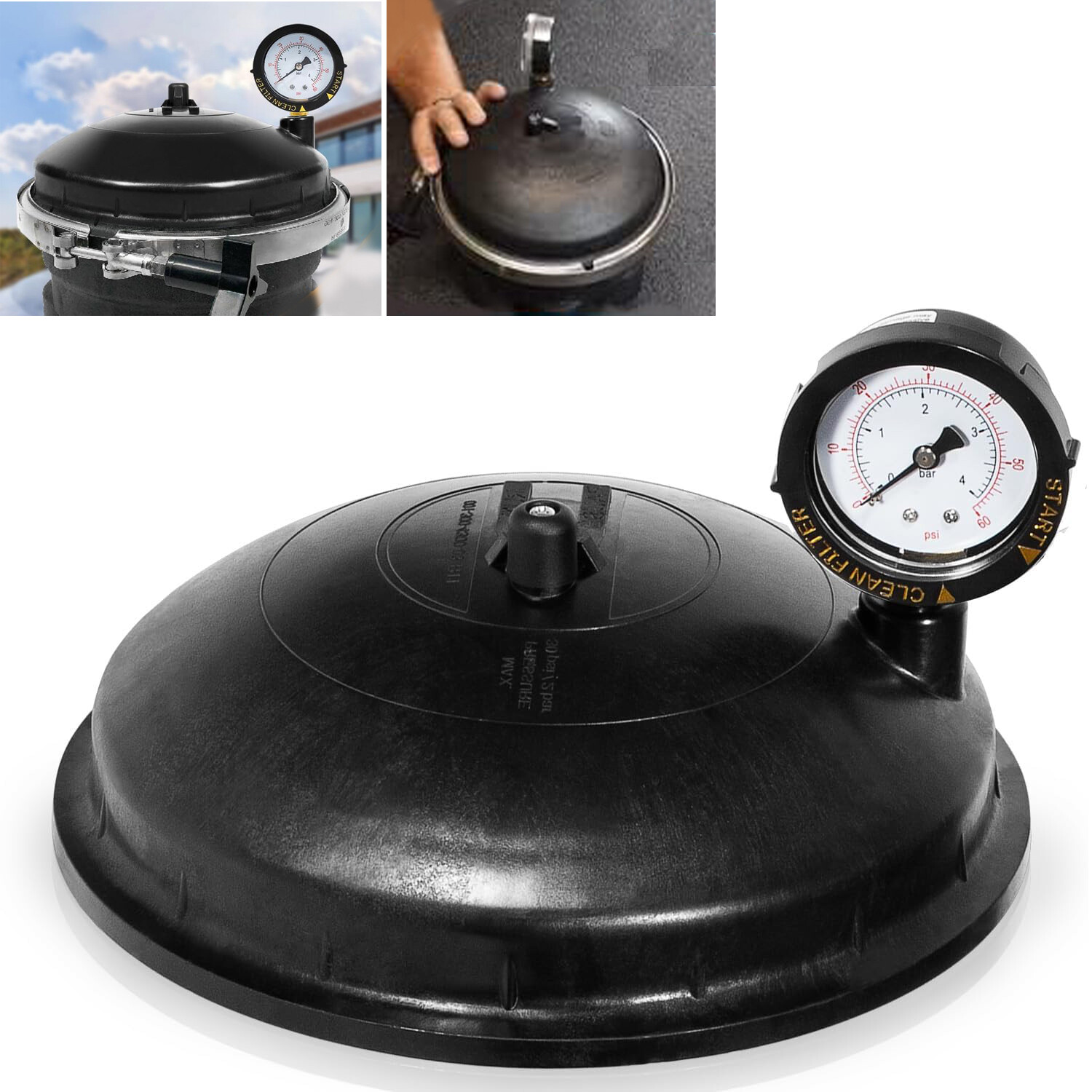 Replace 005-302-4300-03 Water Valve Top Dome Assembly w/ Gauge Fit for Paramount