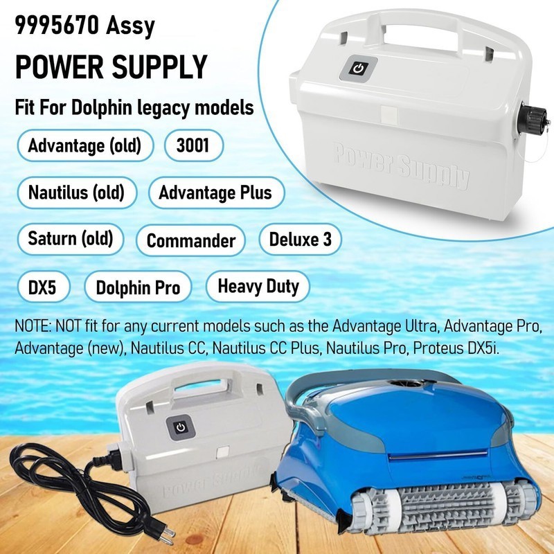 9995670 For Maytronics Dolphin Pool Cleaner Power Supply Unit 180W ON/OFF Switch