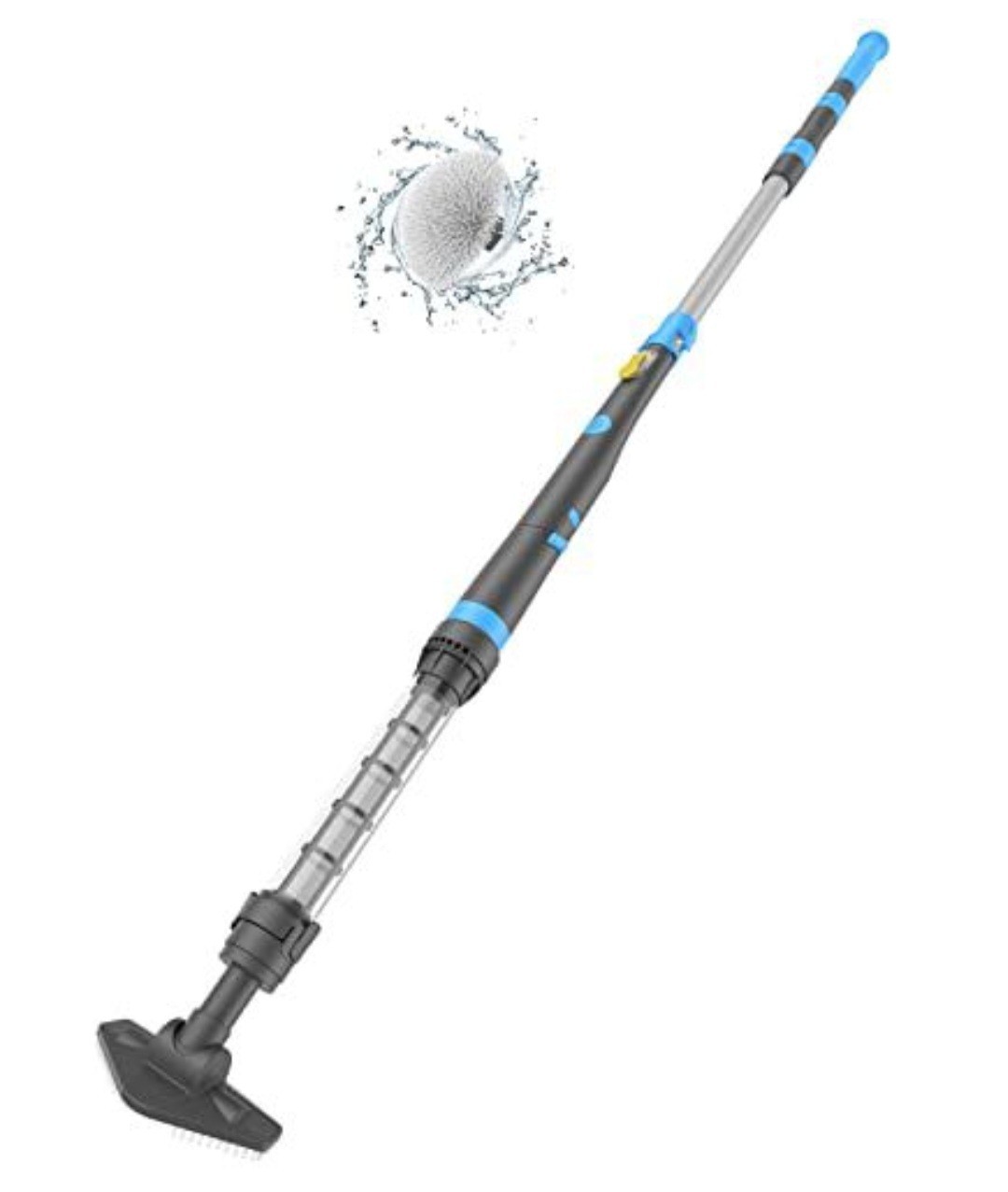 Efurden Rechargeable Pool Stick Vacuum Cleaner For Pools Spas Hot Tubs