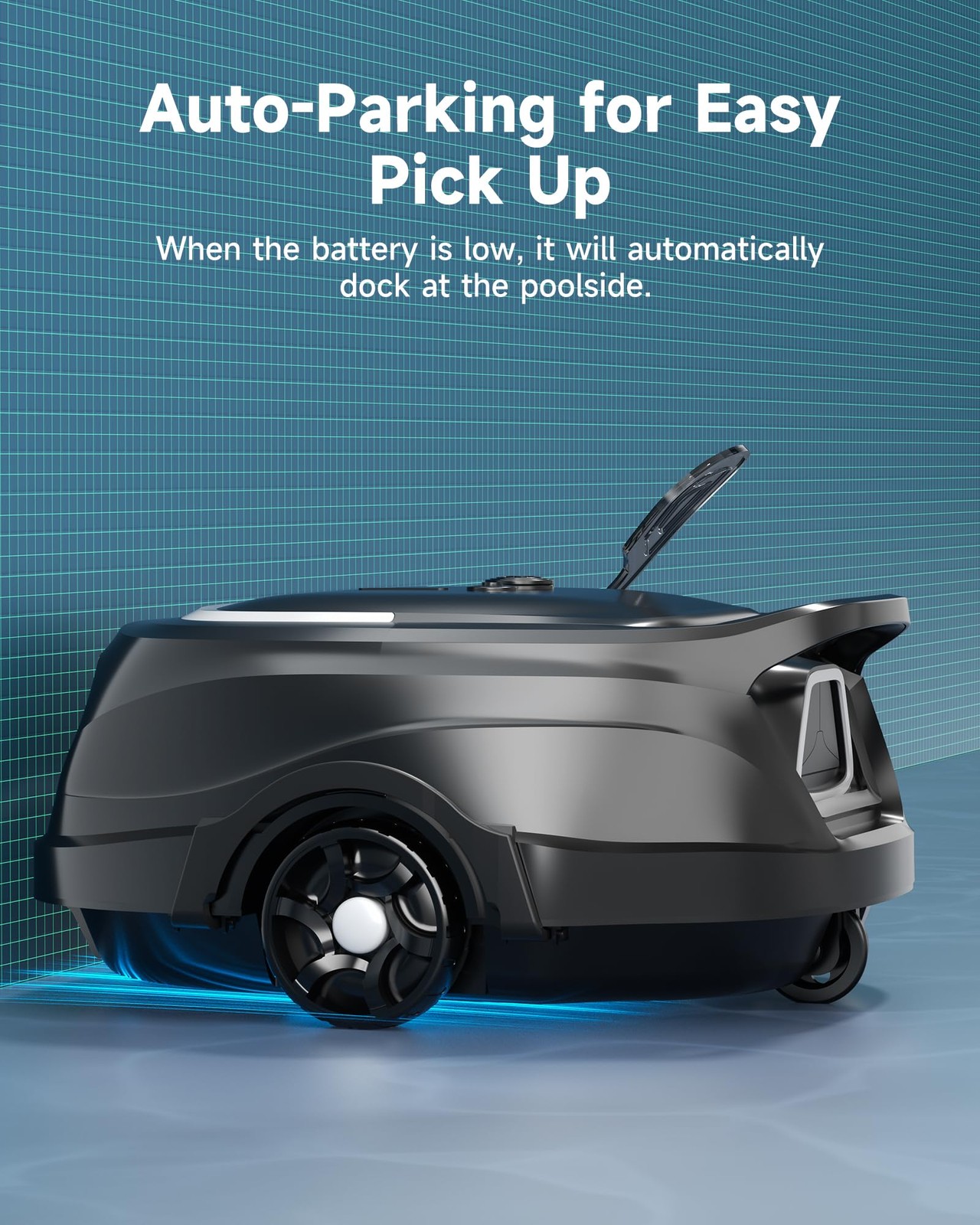 2026 Upgraded A1 Robotic Pool Vacuum for Above Ground Pools 120-Min Runtime