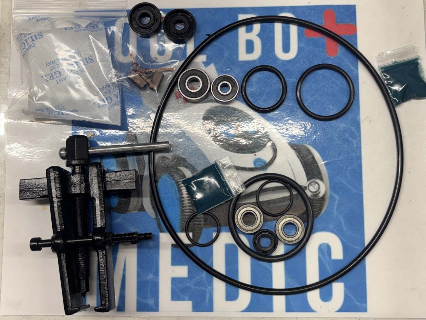 Repair Kit Puller Seals O-rings Dolphin E10 E20 Impeller Motor 5500029 + Gearbox
