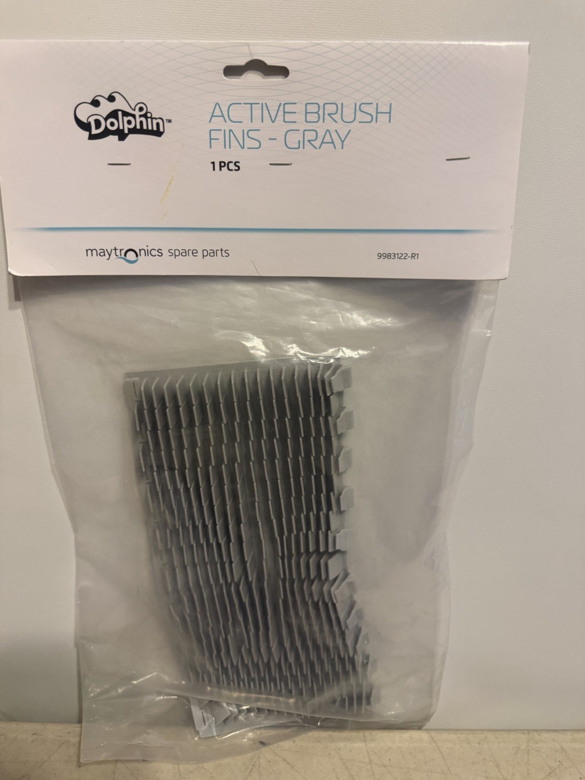 Genuine Maytronics Dolphin Grey Tracks (2-Pack) – Part #9983152-R2 + Brush Fins