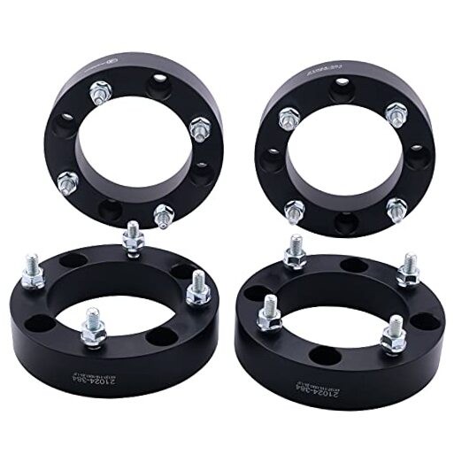 Black Forged 4×156 ATV Wheel Spacers 1.5 Inch with 12×1.5 1.5 Inch – Pack of 4