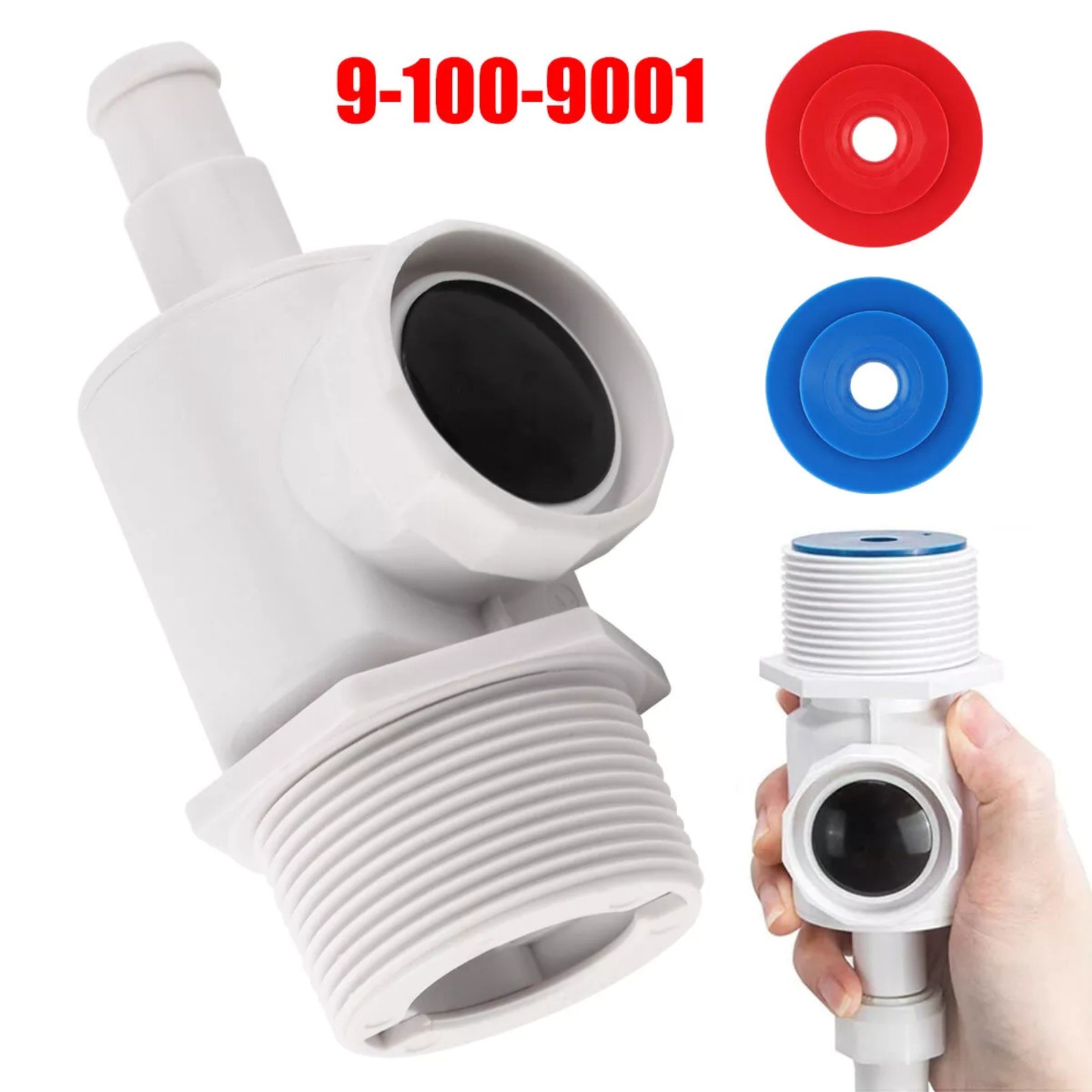 Universal Wall Fitting Connector 9-100-9001 For Polaris 180 280 380 Pool Cleaner