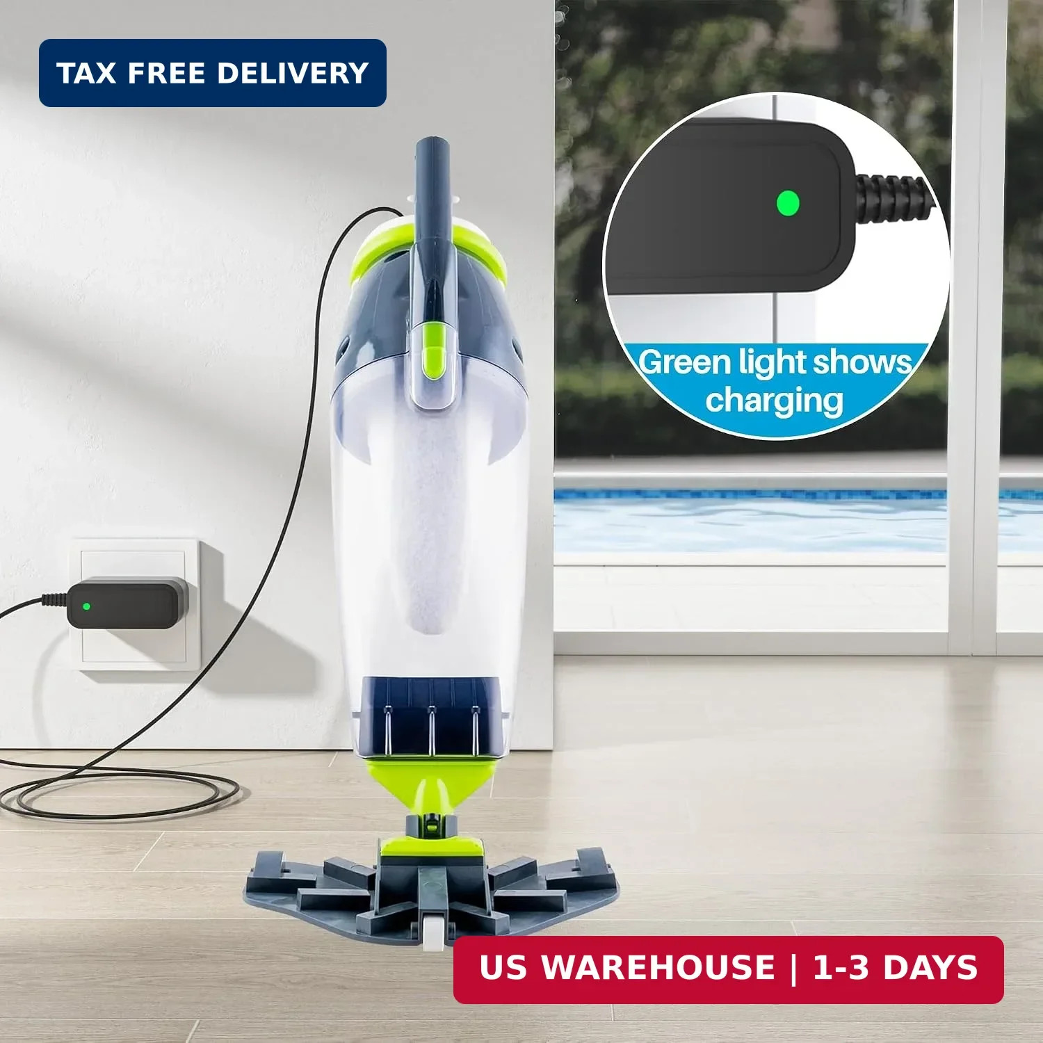 Power Cord for Pool Blaster Charger Compatible with Pool Blaster Vacuum 22151EL