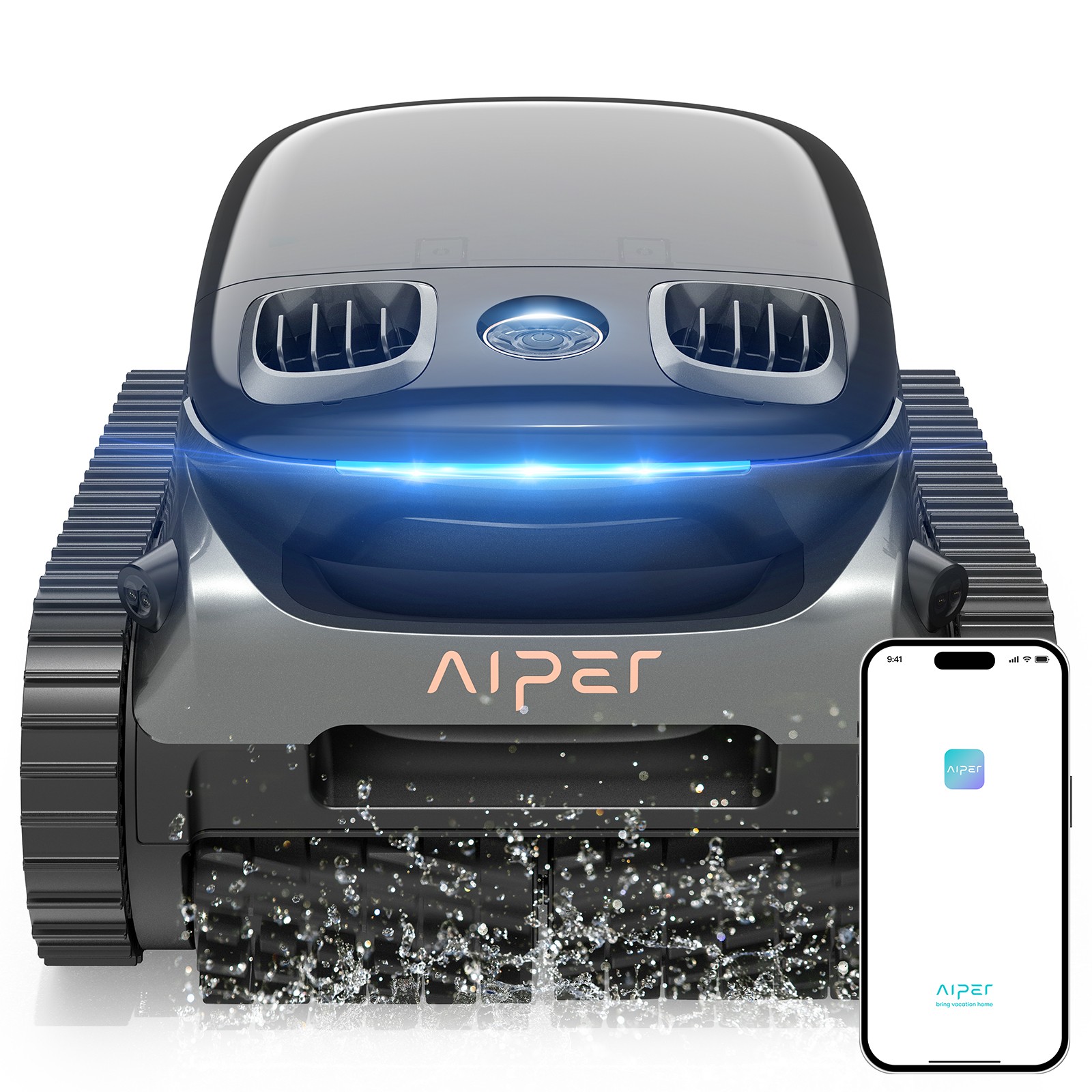 AIPER Scuba S1 pro Pool Cleaner Robotic Pool Vacuum for All Types Pools Black