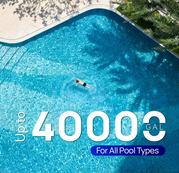 Solar Pool Ionizer, Solar-Powered Floating Pool Cleaner with Durable Copper Anod