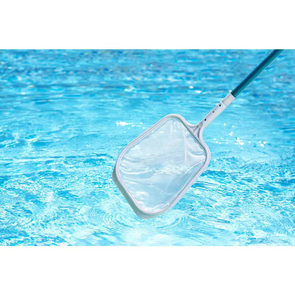 Swimming Pool and Spa Skimmer with 4Ft. to 8Ft. Telescoping Pole Lightweight NEW