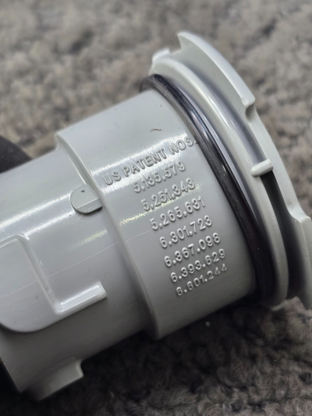 Paramount 004627506008 PV3 Pop Up Head with Nozzle Caps Light Gray