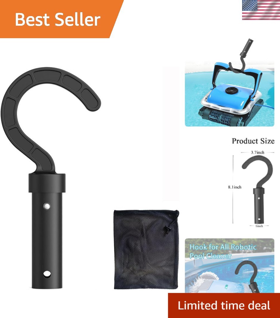 Efficient Pool Hooks with Integrated Mesh Bag – Enhance Your Cleaning Routine