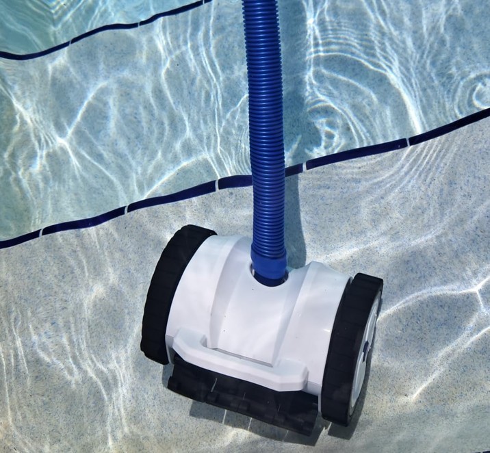 Automatic Suction Side Pool Vacuum Cleaner Wall Climbing Sweeper with 40 ft Hose