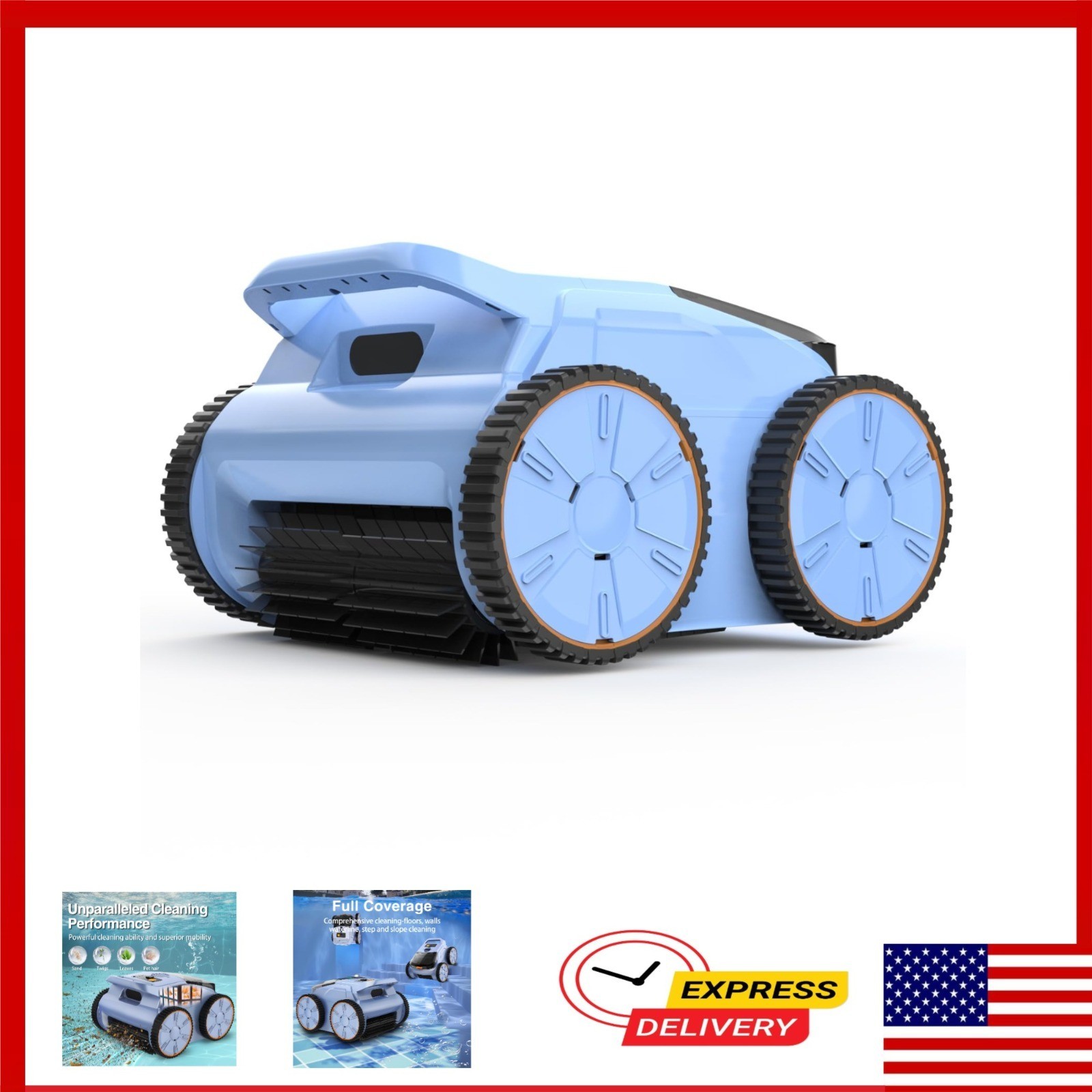 MOREBOT SAT20 Cordless Robotic Pool Cleaner – 180 Mins Runtime