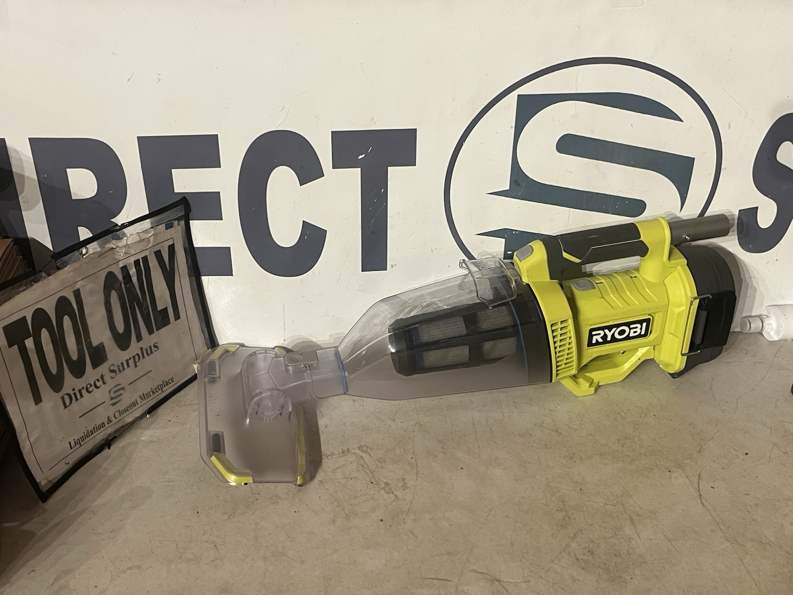 RYOBI PCL780B 18V Handheld Pool Vacuum Cleaner W/ Floor Head (Tool Only)