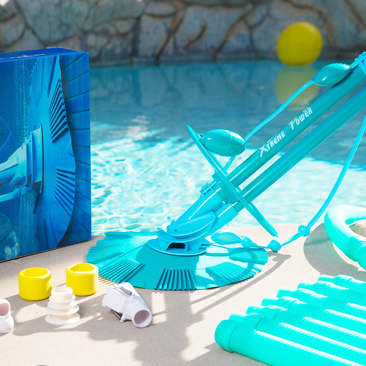 XtremepowerUS 30ft Complete Set Automatic Pool Cleaner Suction Vacuum Pool Hose