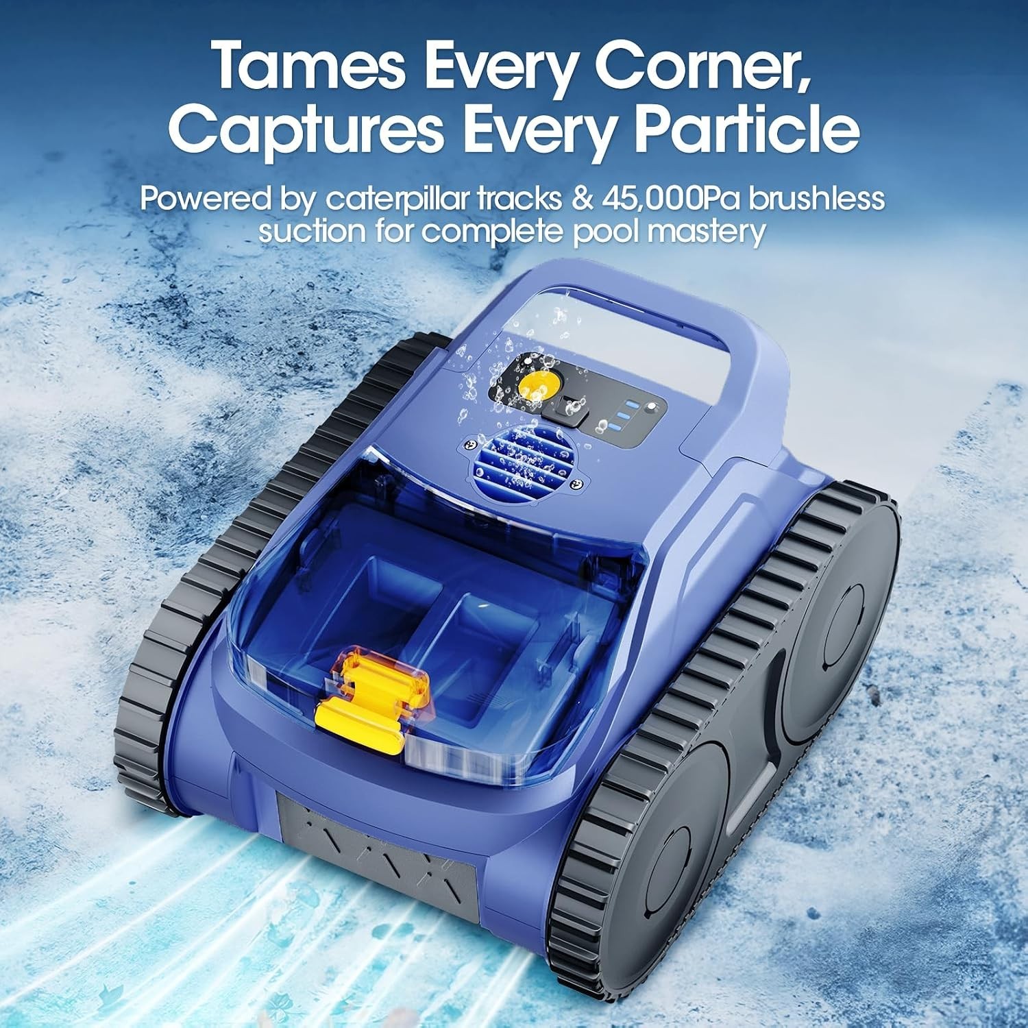 Dual 180W Brushless Cordless Pool Vacuum – Cleans Pools Up to 2,150 Sq. Ft.