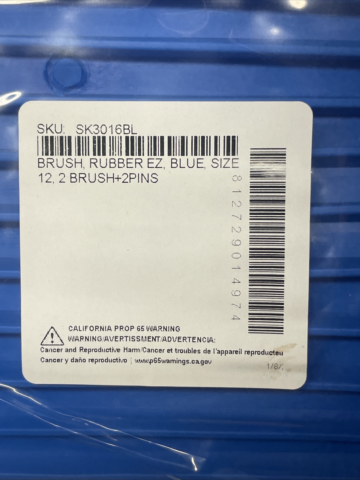 Aqua Products Aquabot Brush Brushes Rubber EZ Blue Size 12 Pins NEW OEM SK3016BL
