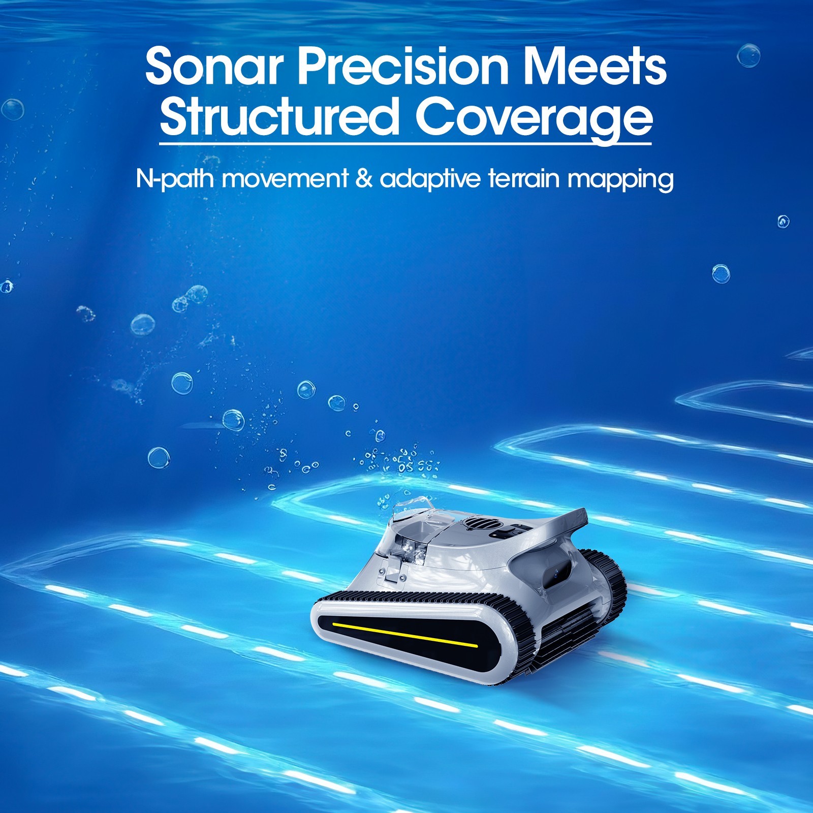 Seauto SAT30 Robotic Pool Vacuum cleaner Wall Climbing/Automatic/App Support