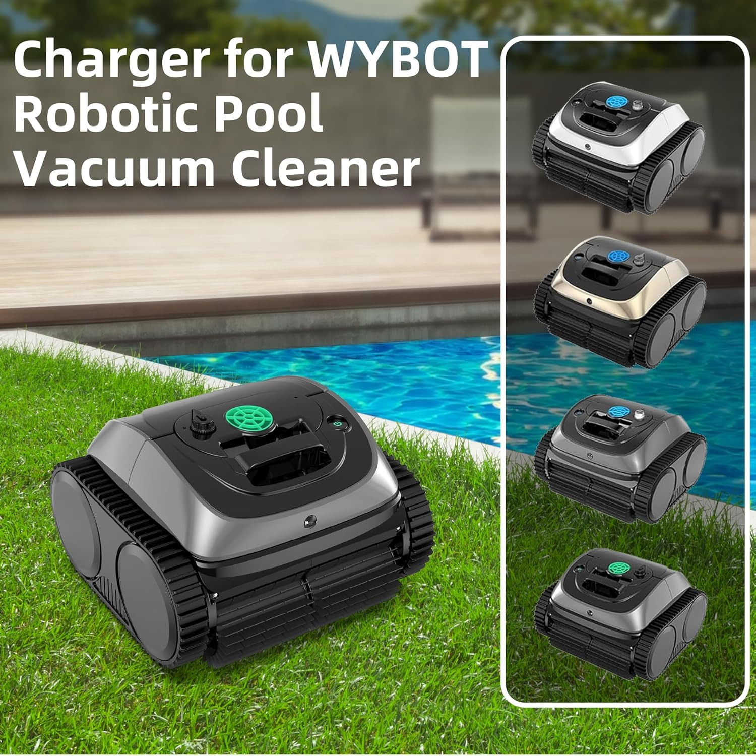 Charger for WYBOT Robotic Pool Vacuum Cleaner, Power Cord Compatible with Wybot