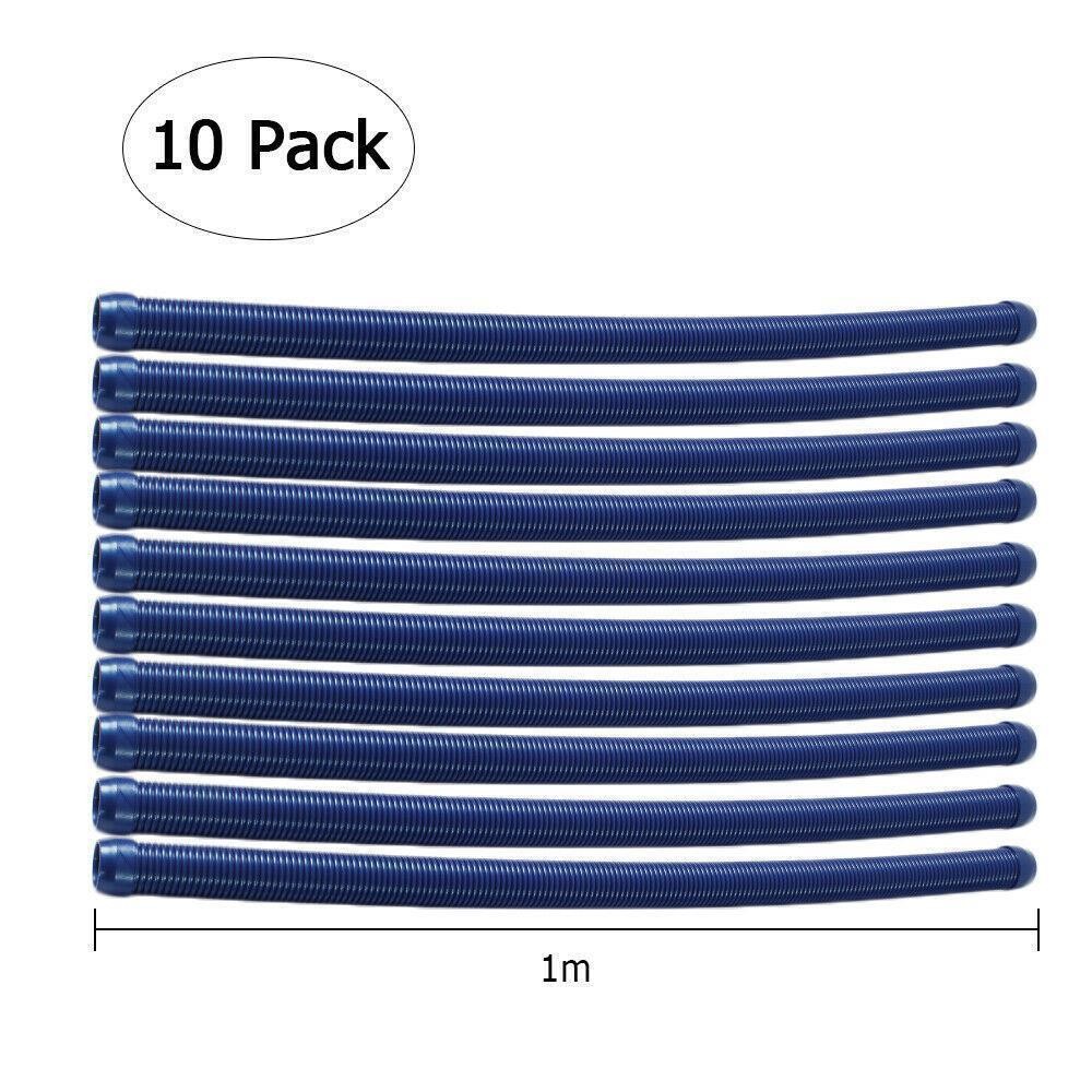 Automatic Suction Vacuum Pool Cleaner In-Ground Aboveground 10 Hose Set Blue