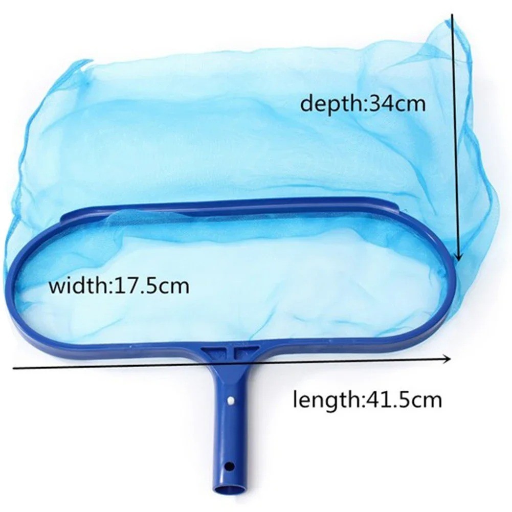 Heavy Duty Pool Skimmer Leaf Rake Net Cleaning Swimming Pool Fine Mesh Netting
