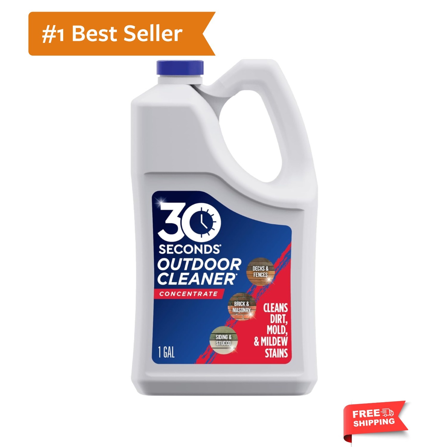 Outdoor Cleaner Dirt,Mold & Mildew Cleaner & Stain Remover Concentrate | 1 Ga…