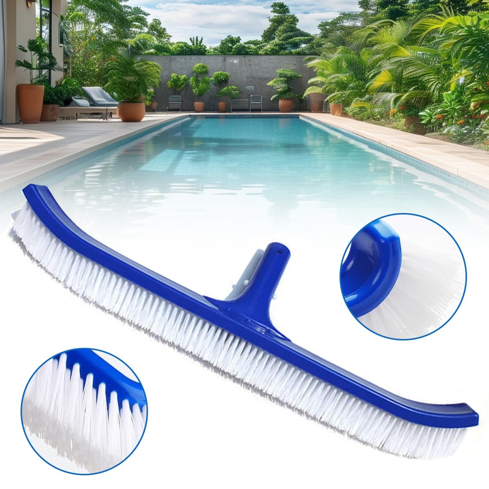 Professional Heavy Duty 18″ Swimming Pool Floor Wall Cleaning Brush Head Tool