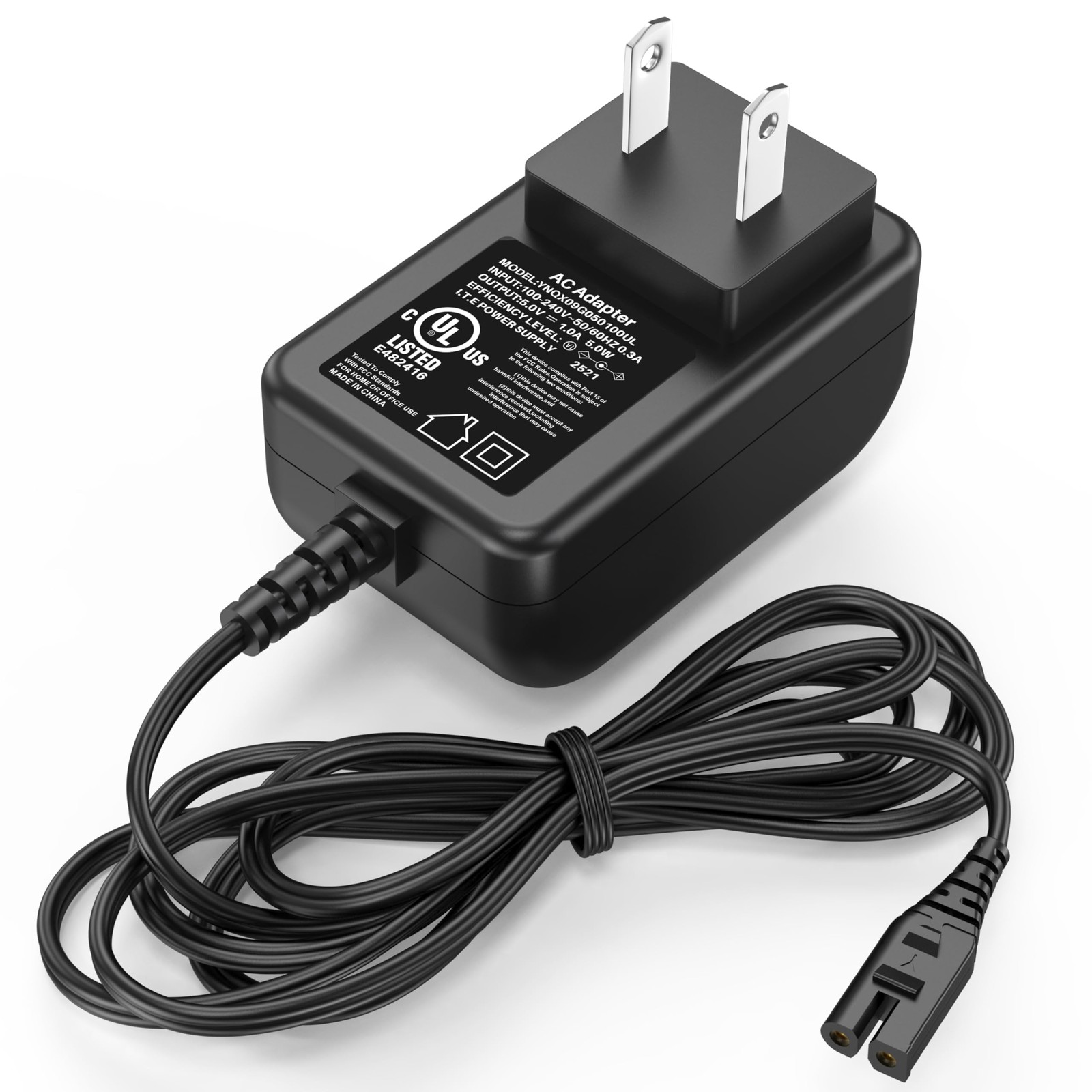5V Pool Vacuum Cleaner Charger Fit for Intex Rechargeable Handheld BLACK
