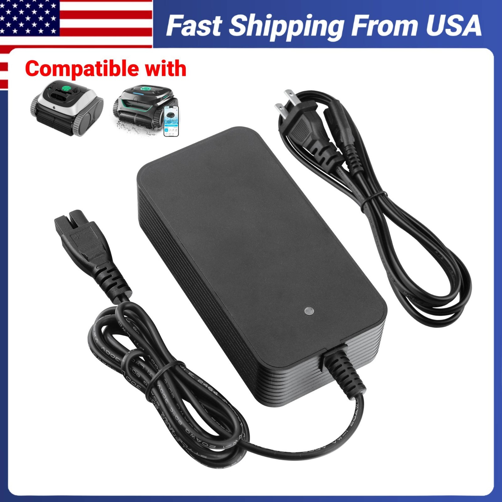 Charger for WYBOT C1 OS7010C/C2 WY-AMUS-086/C1 Max OS7010 Max Robotic Pool Clean