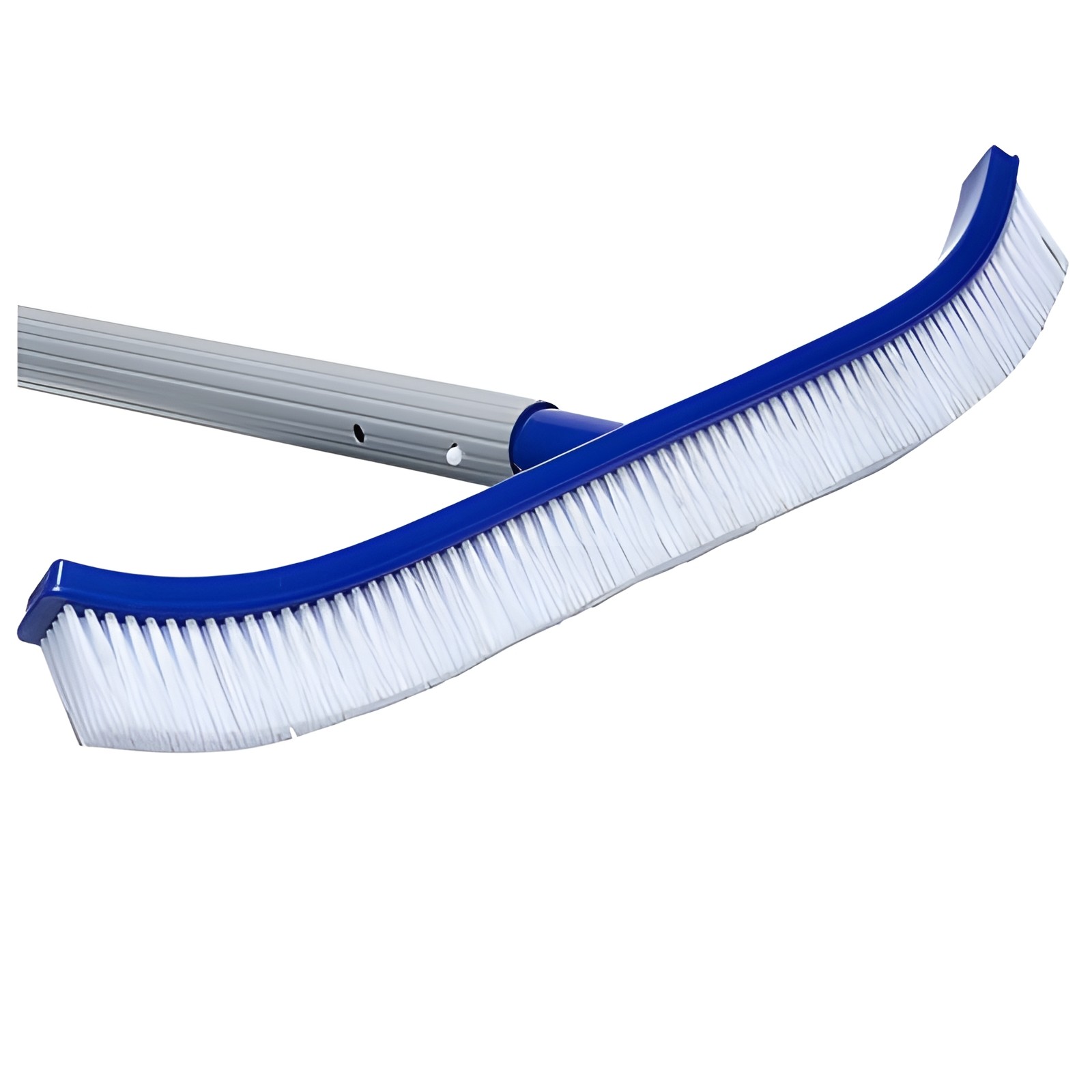 18″ Heavy Duty Pool Brush for Walls, Tiles & Floor w/ EZ Clips & Curved Ends