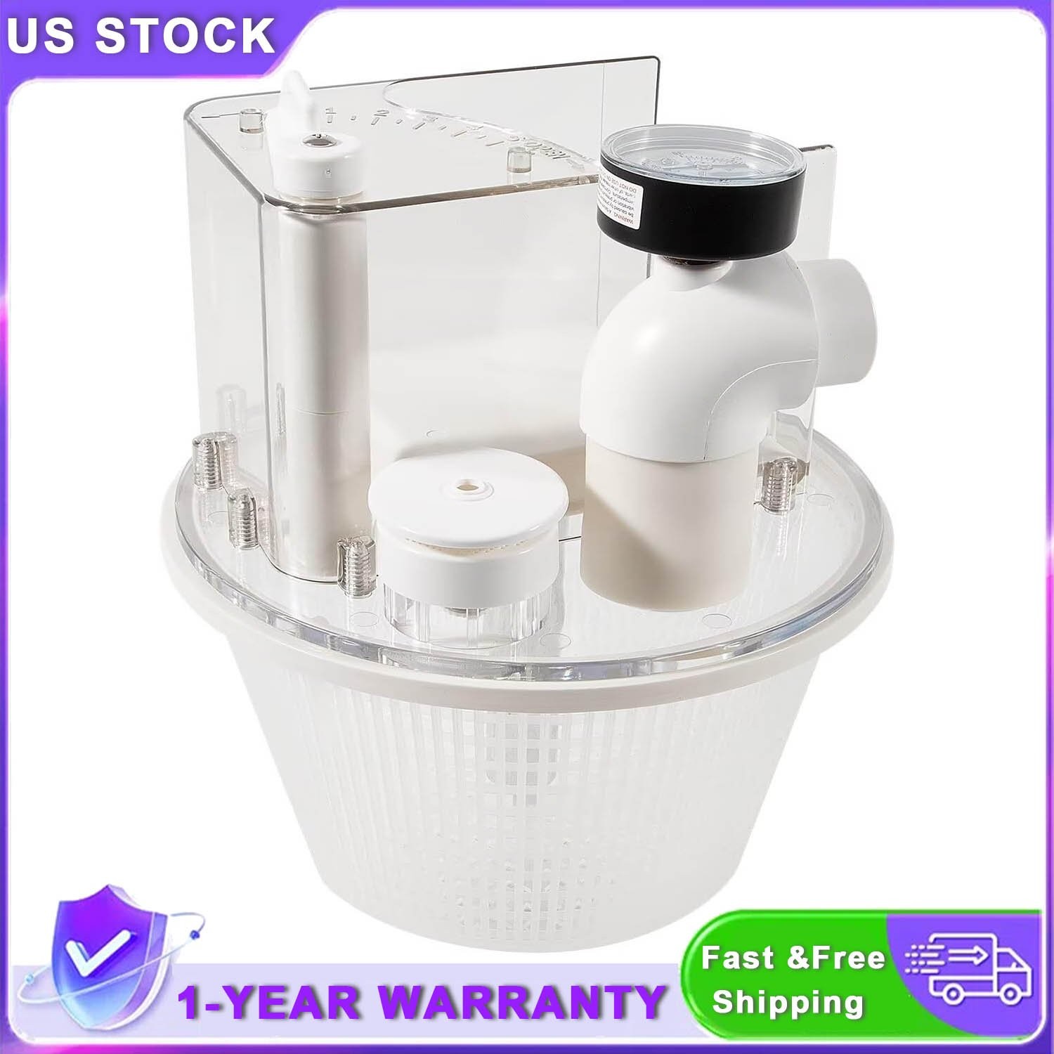 New R211100 Vac-Mate Pool Cleaner Dispenser Box, Vacuum Skimmer Attachment
