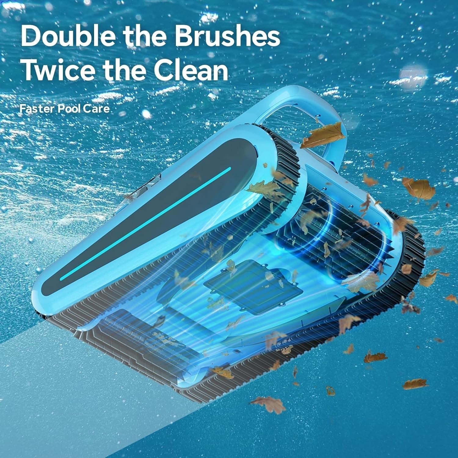 2026 Seauto 3H Cordless Robotic Pool Vacuum Cleaner Wall Climbing, App Support