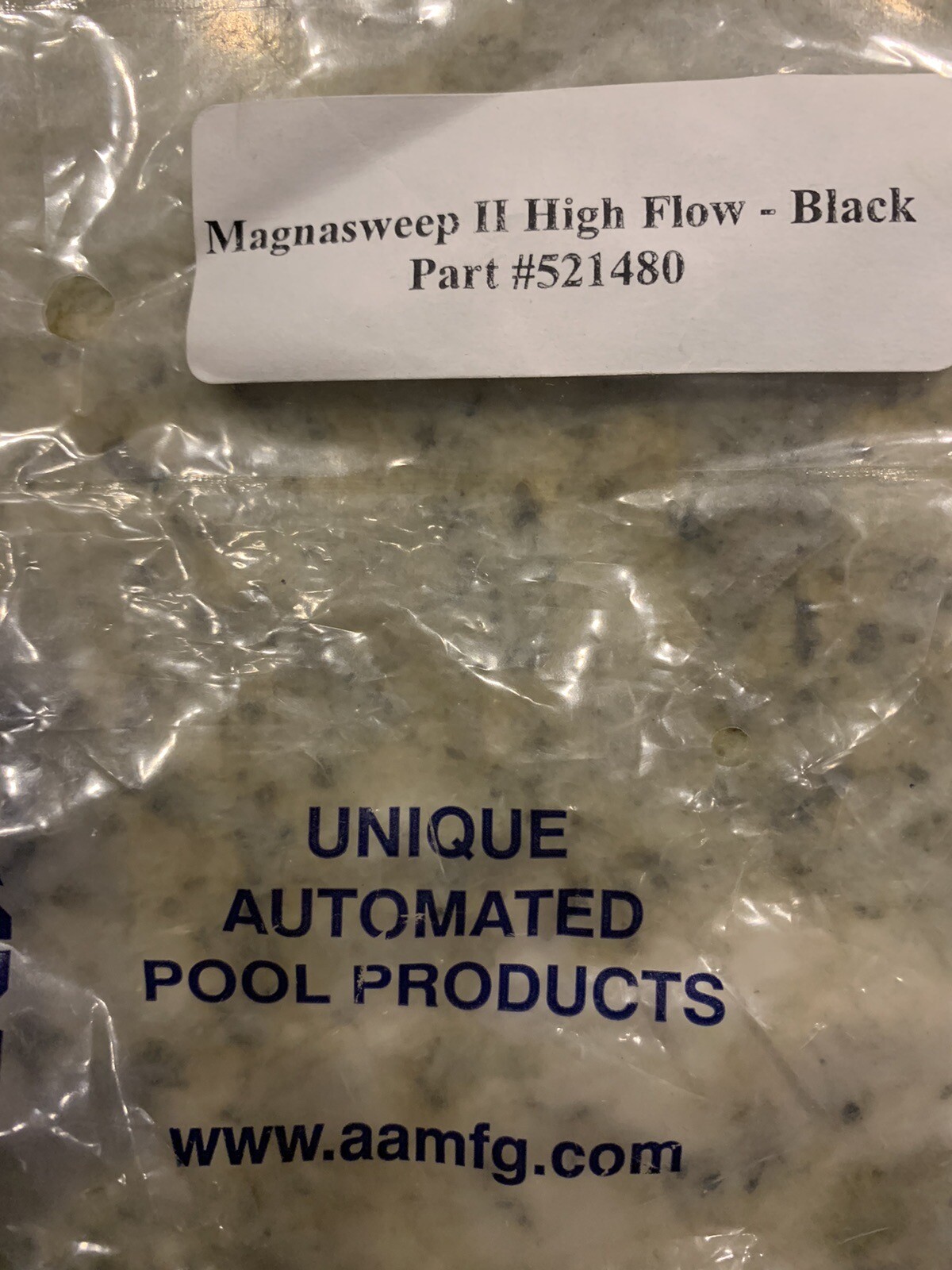 Pool Floor MAGNASWEEP STYLE II HIGH FLOW INTERNAL HEAD – Black Part #521480 New