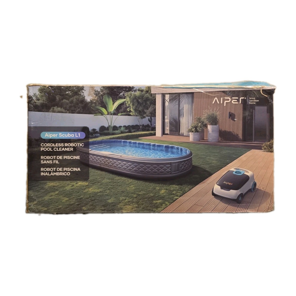 Aiper Scuba L1 Cordless Robotic Pool Cleaner for Above-Ground Pools Read Descrip