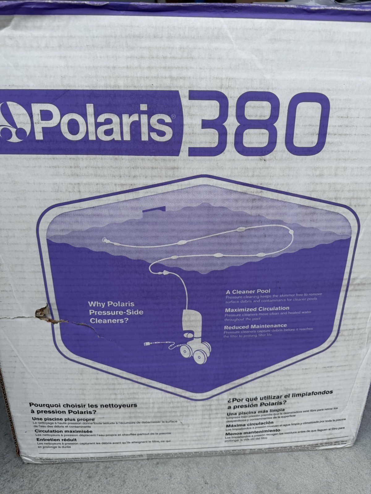 Polaris Vac-Sweep 380 Inground Pressure Pool Cleaner