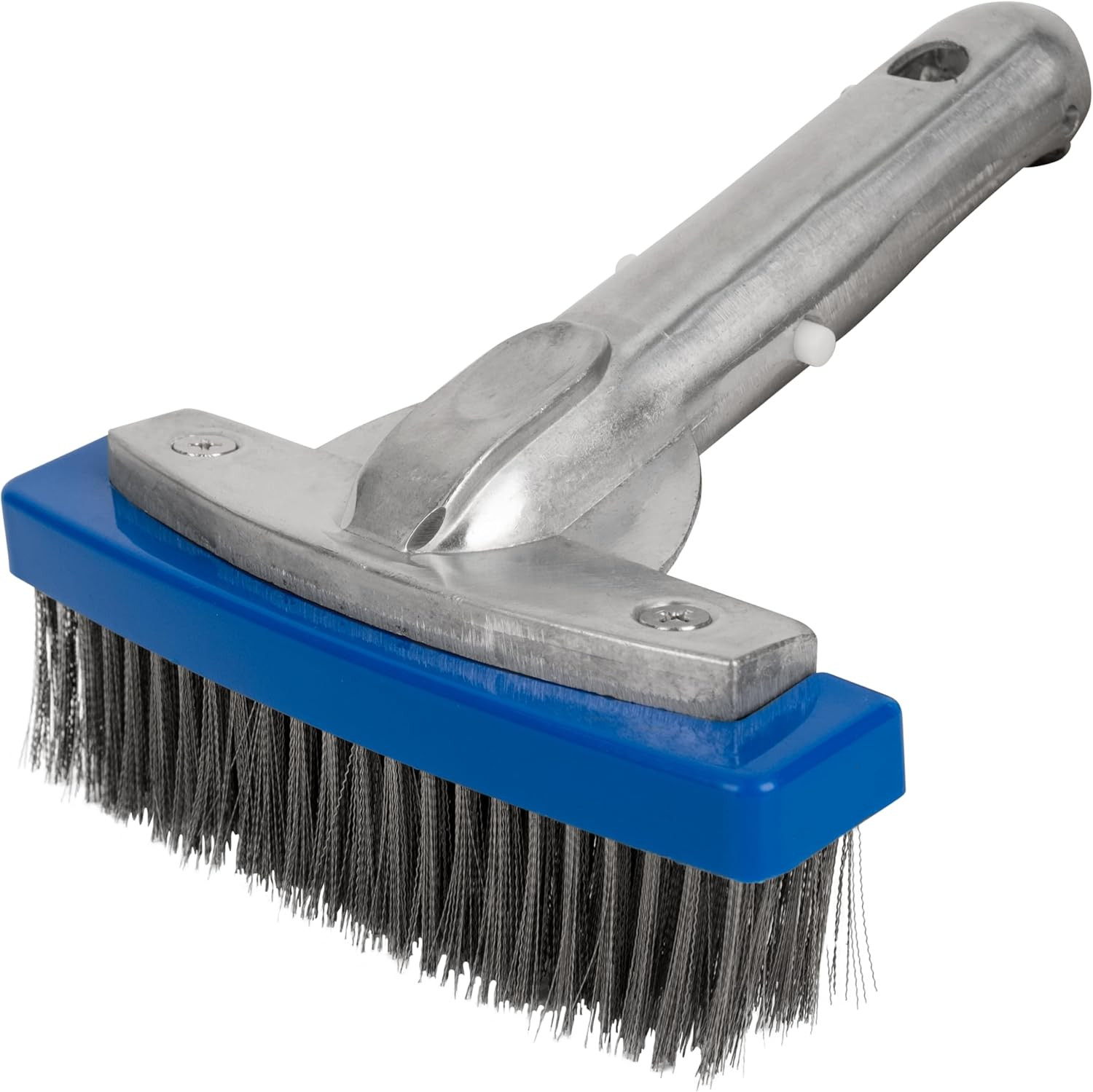 Heavy Duty 5In Swimming Pool Brush with Stainless Steel Bristle Wire