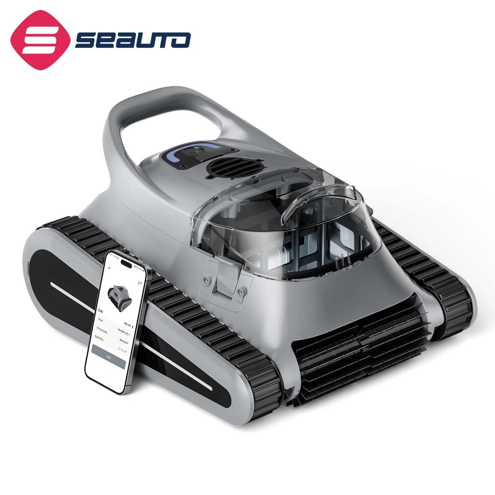 Robotic Pool Cleaner Cordless Pool Vacuum Robot Wall Climbing for Inground Pools